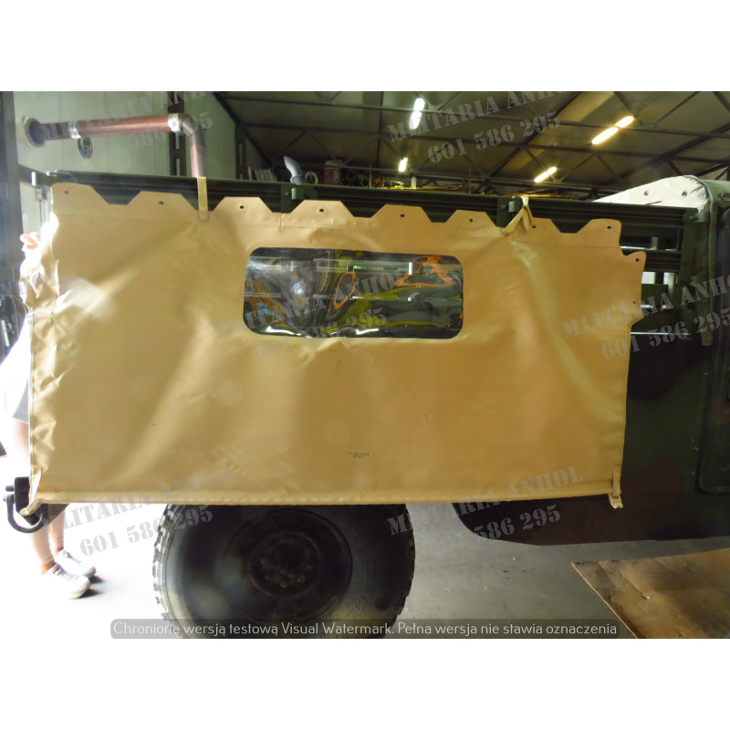 PLANDEKA Z OKNEM na tył szoferki - HUMVEE - 1 - CZĘŚCI DO POJAZDÓW PLANDEKA Z OKNEM na tył szoferki - HUMVEE - 1 - CZĘŚCI DO POJAZDÓW