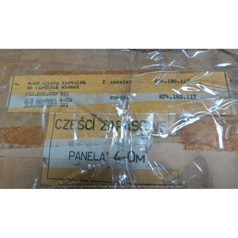 ZESTAW części zapasowych BRUSZNYIKA - 3 - INNE CZĘŚCI I AKCESORIA