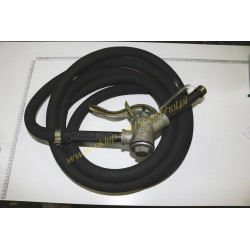 Rubber hose with tap